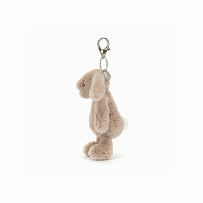 Jellycat Bashful Beige Bunny Bag Charm Australia | 271569BLP